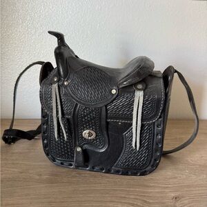 Vintage Western Saddle Purse